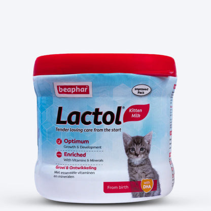 Beaphar Lactol Milk Replacement Powder Dry Food For New Born Kitten