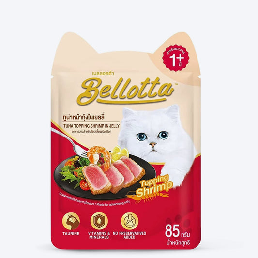 Bellotta Tuna Topping Shrimp In Jelly Cat Wet Food - 85 gm_01