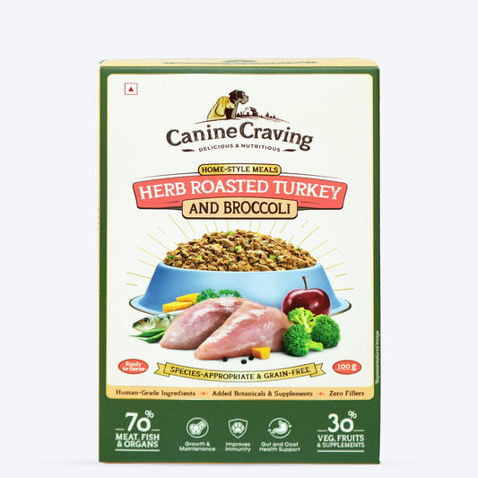 Canine Craving Herb Roasted Turkey And Broccoli Grain Free Dog Wet Food