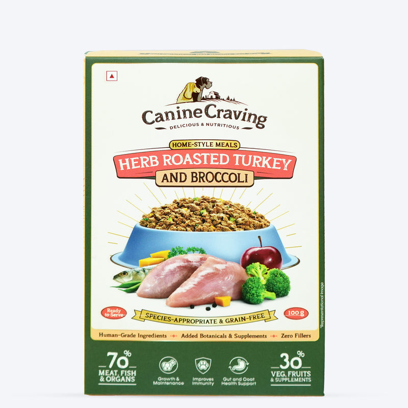 Canine Craving Herb Roasted Turkey And Broccoli Grain Free Dog Wet Food