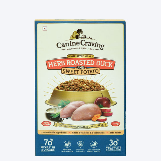 Canine Craving Herb Roasted Duck And Sweet Potato Grain Free Dog Wet Food