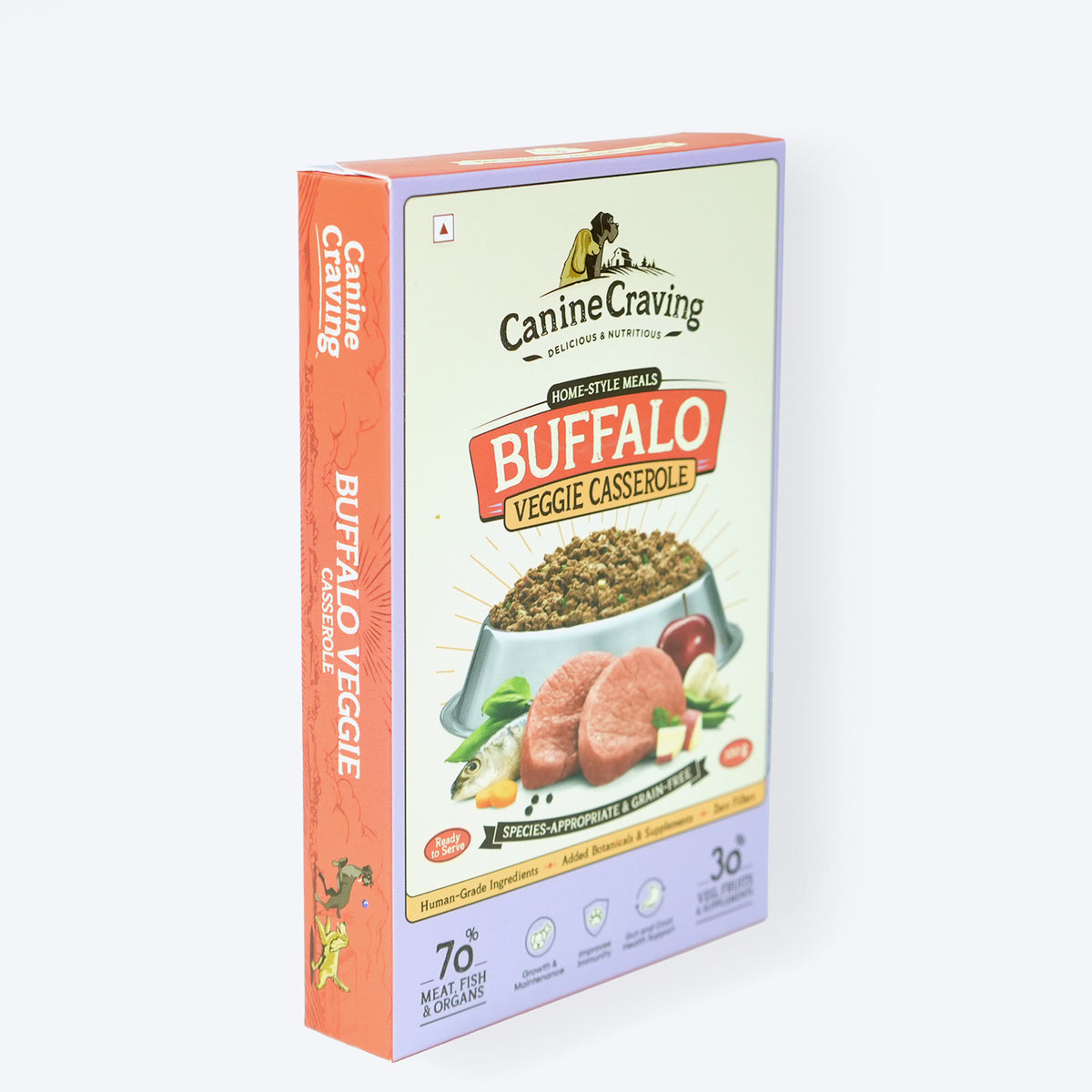 Canine Craving Buffalo Veggie Casserole Grain Free Dog Wet Food