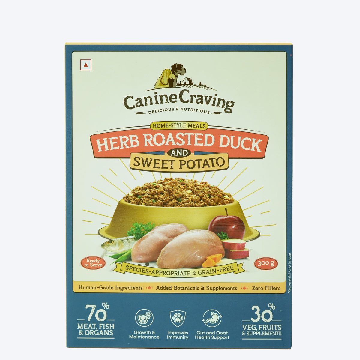 Canine Craving Herb Roasted Duck And Sweet Potato Grain Free Dog Wet Food