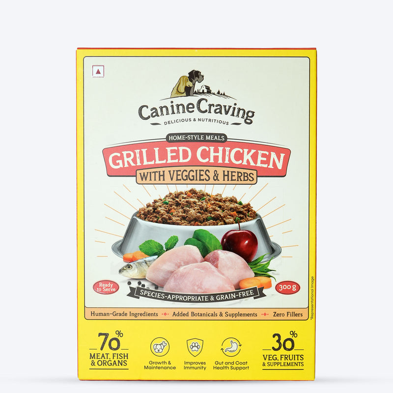 Canine Craving Grilled Chicken With Veggies & Herbs Grain Free Dog Wet Food