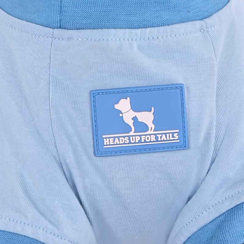 HUFT Peppy Penguin T-Shirt For Dog - Light Blue