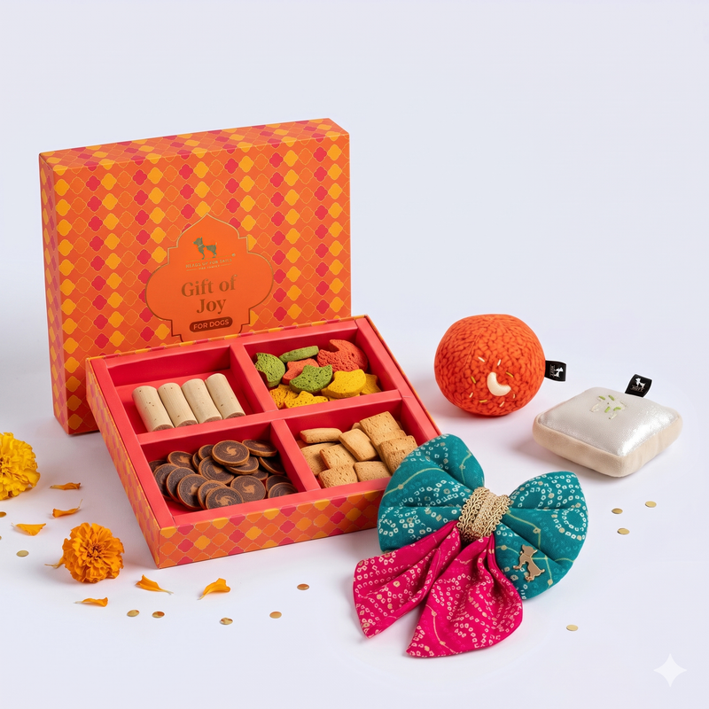 HUFT Gift of Joy Diwali Celebration Combo For Dogs