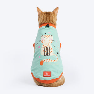 HUFT Little Magic T-Shirt For Cat - Mint Green - Heads Up For Tails