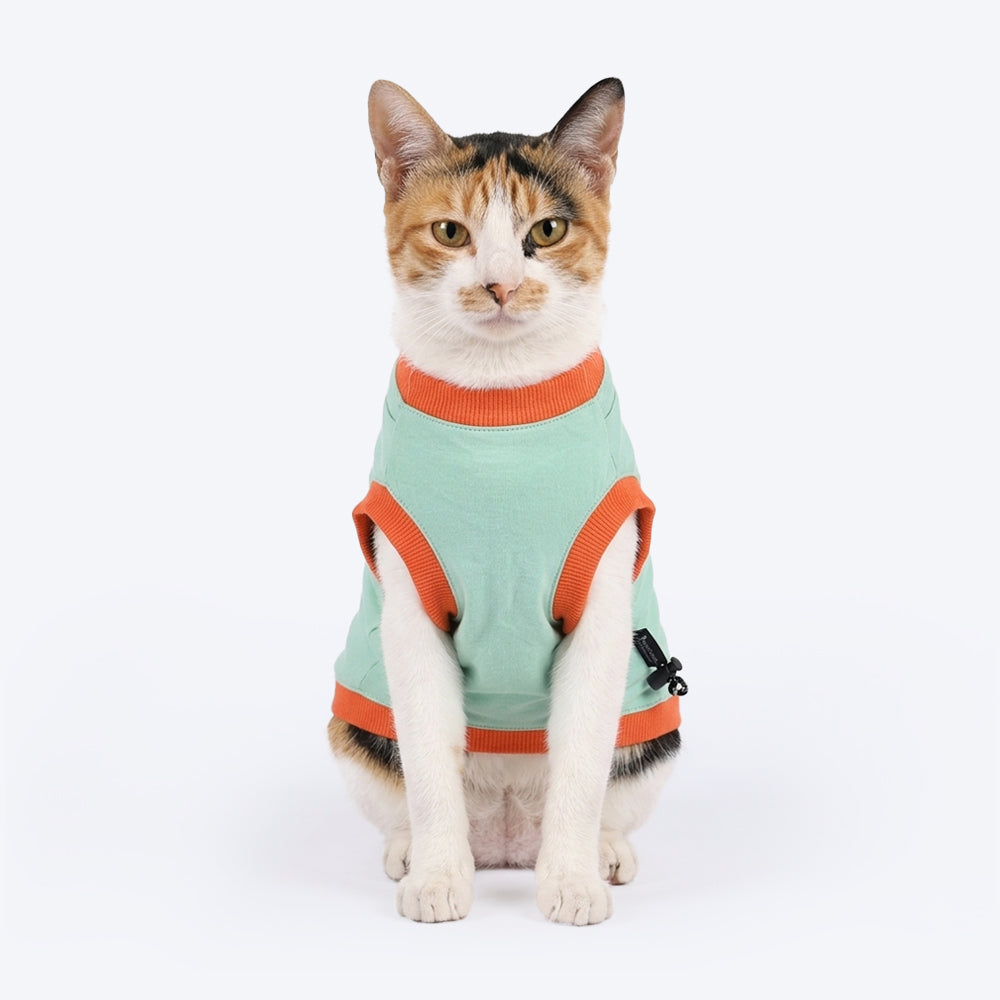 HUFT Little Magic T-Shirt For Cat - Mint Green - Heads Up For Tails