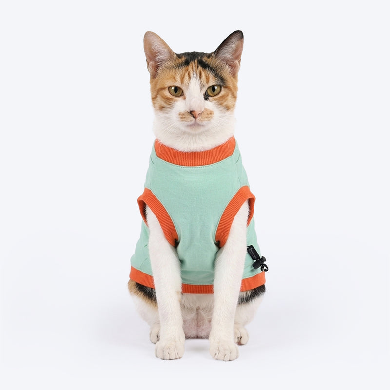 HUFT Little Magic T-Shirt For Cat - Mint Green - Heads Up For Tails