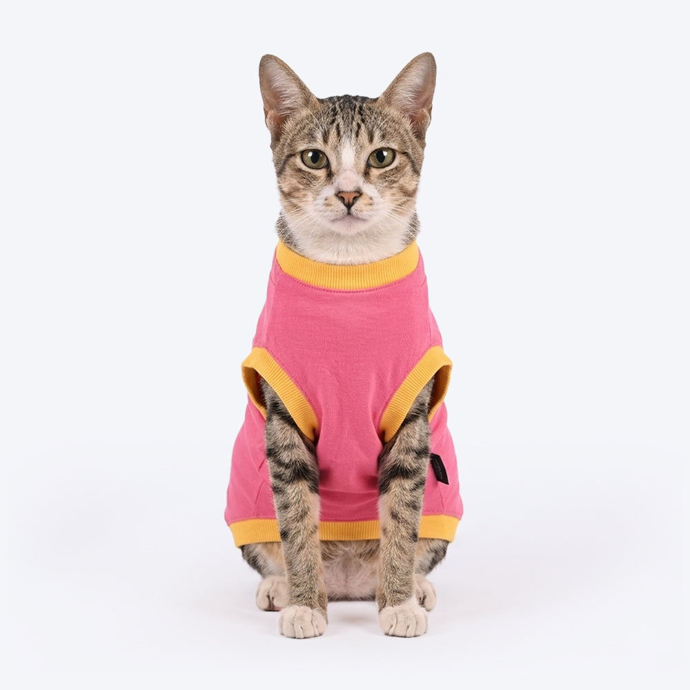 HUFT Too Glam T-Shirt For Cat - Pink - Heads Up For Tails