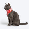 HUFT Jingle Hearts Scarf For Pets - Red & White - Heads Up For Tails