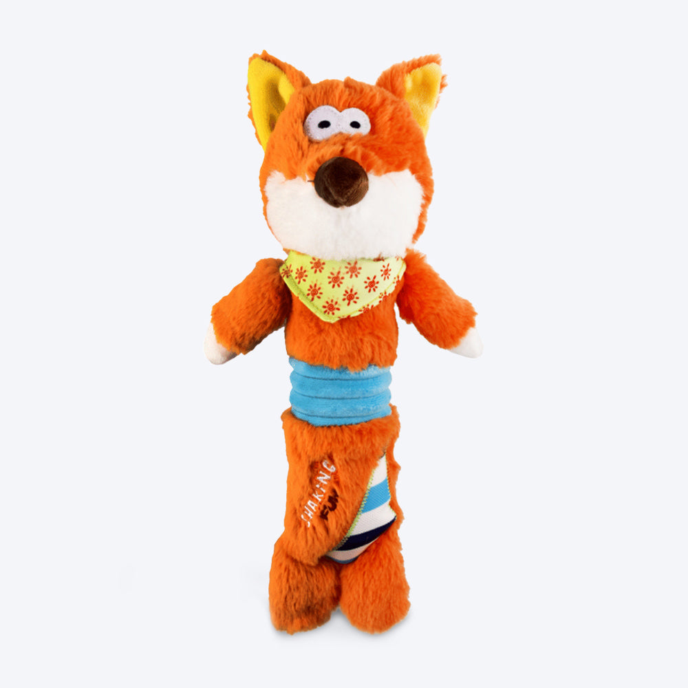 GiGwi Fox Dog Plush Toy With Squeaker Inside - Heads Up For Tails