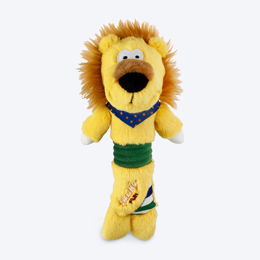 GiGwi Lion Dog Plush Toy With Squeaker Inside - Heads Up For Tails