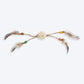 GiGwi Eco Line Catch And Scratch Cat Toy With Rattle Wood Brown Feathers - Heads Up For Tails