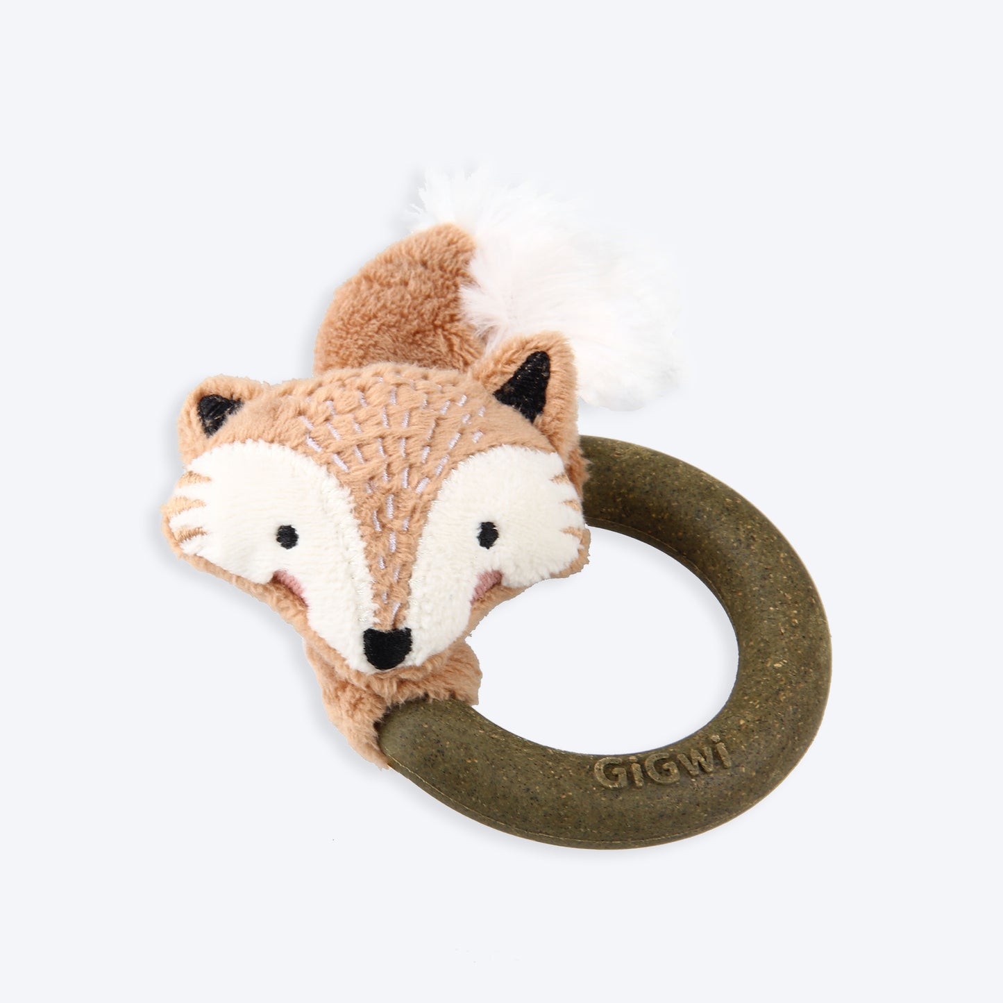 GiGwi Fox Catch And Scratch Ecoline With Silvervine Ring Cat Toy - Heads Up For Tails