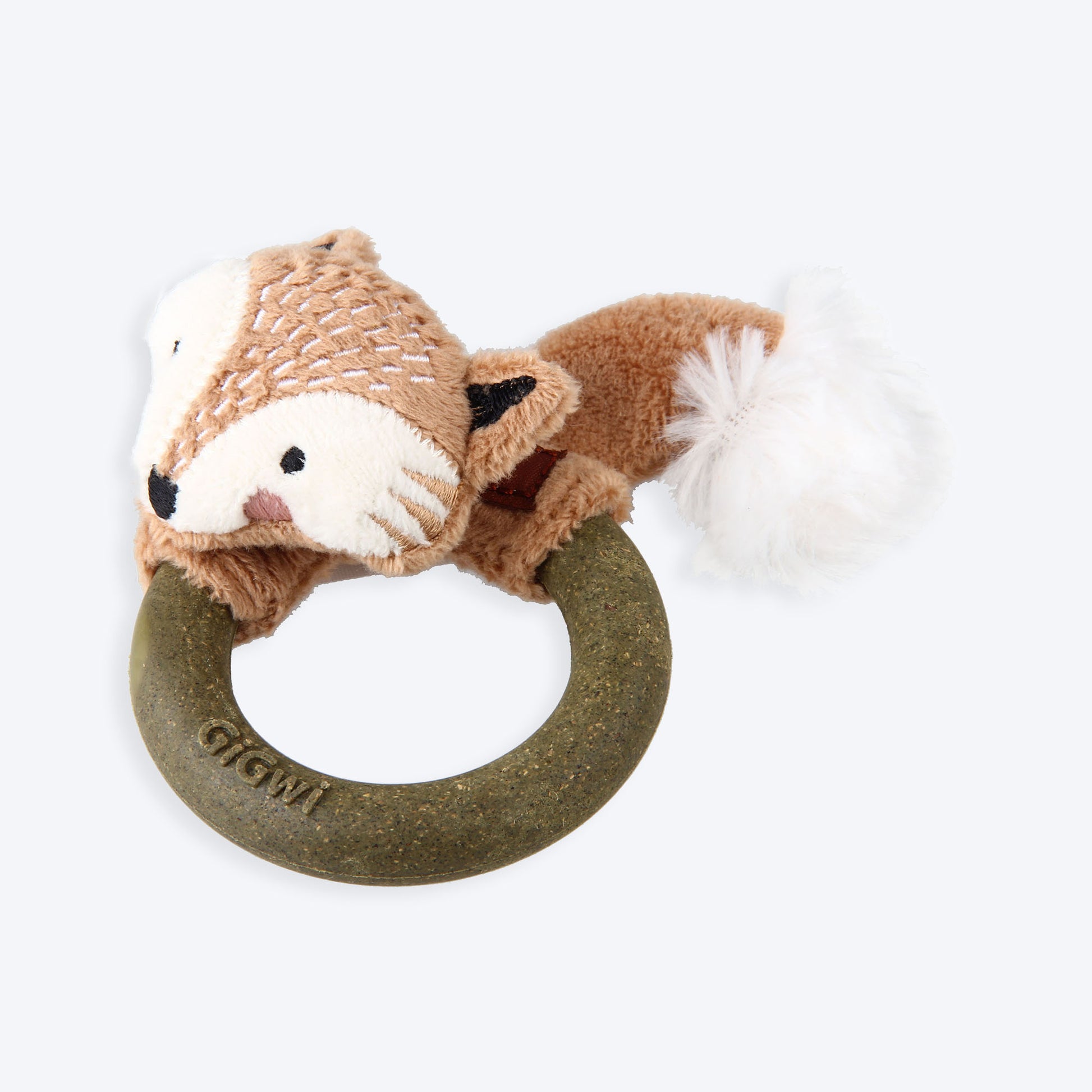 GiGwi Fox Catch And Scratch Ecoline With Silvervine Ring Cat Toy - Heads Up For Tails