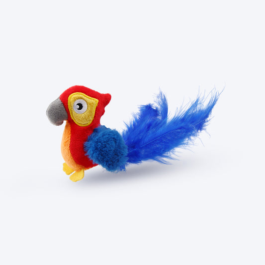 GiGwi Melody Chaser Cat Toy - Red Parrot (with Motion Activated Sound Chip)_01