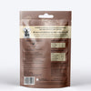 Sara's Doggie Treats Dehydrated Chicken Giblets, 70 g, high protein, low fat, all-natural dog treats in a resealable bag.