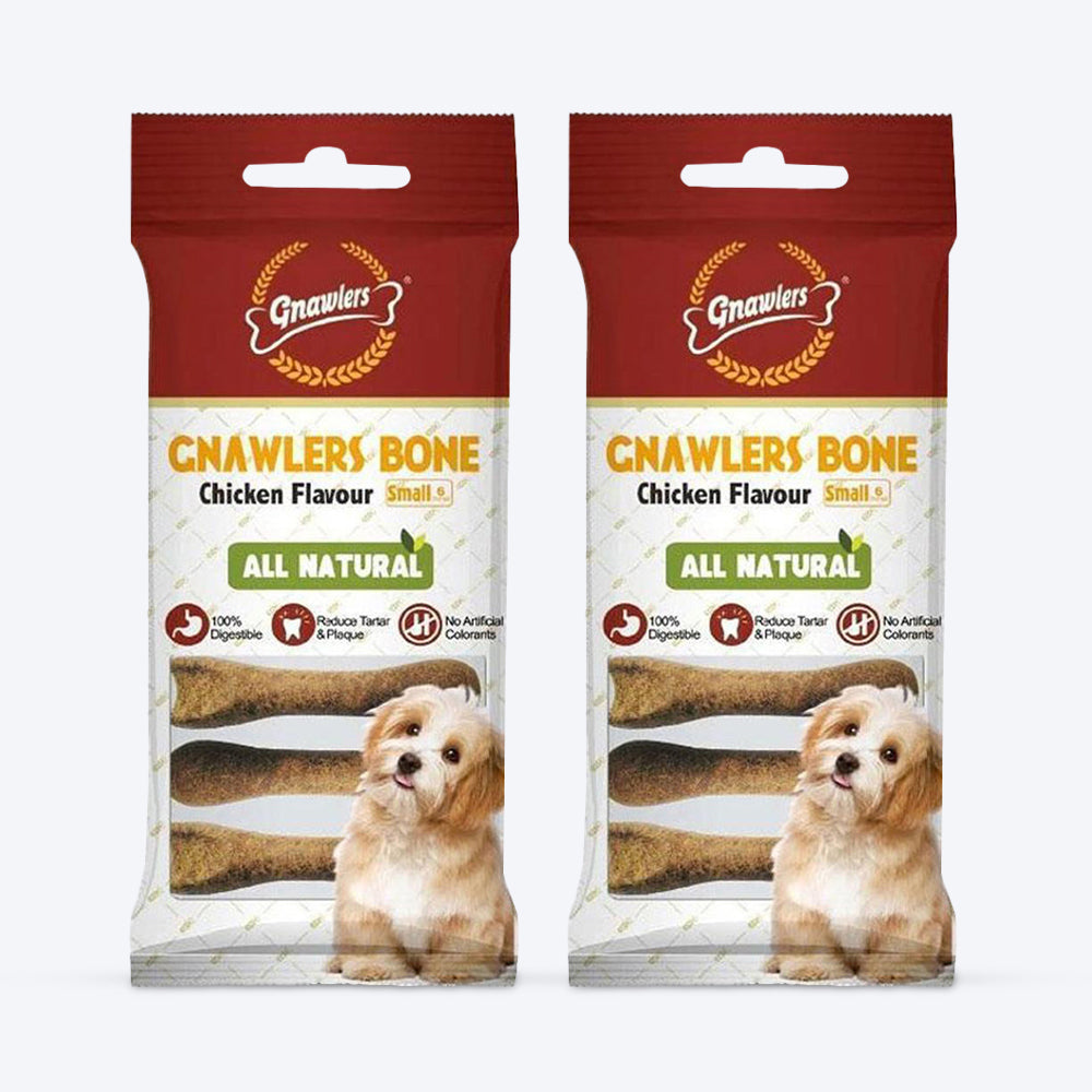 Gnawlers Bone Dog Treat - Chicken Flavour - Small - 108 g_02