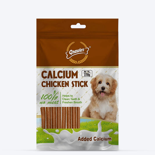Gnawlers Calcium Chicken Stick Dog Treats - 270 g_01