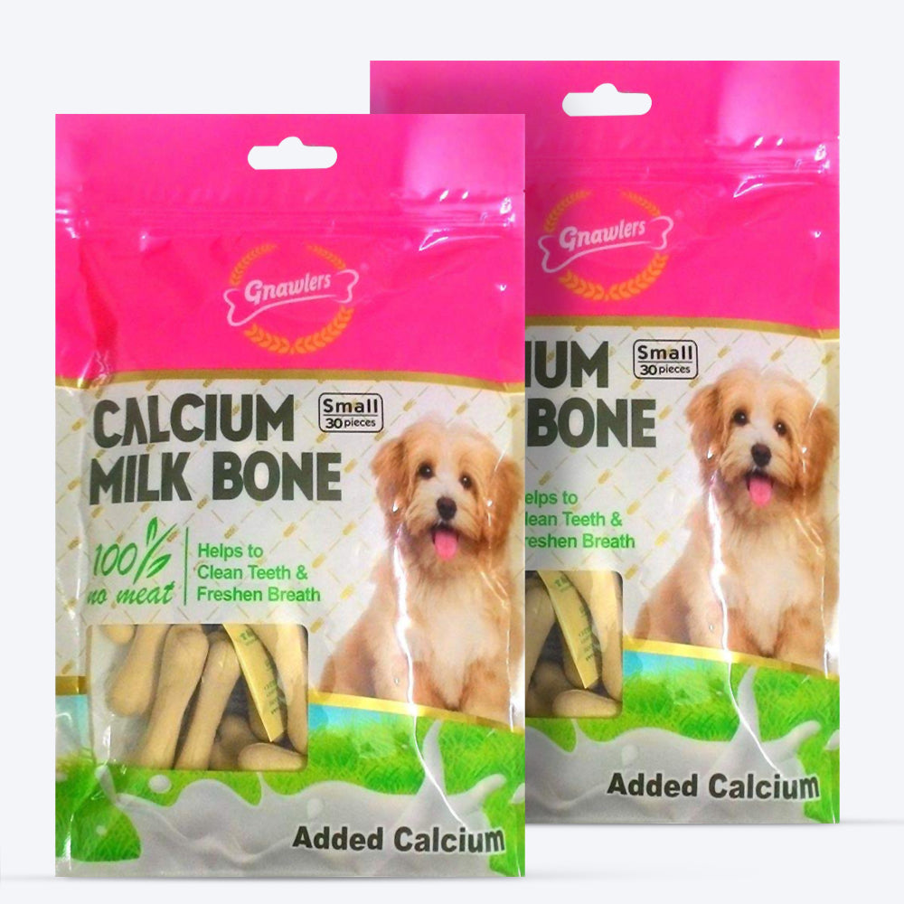 Gnawlers Calcium Milk Bones Dog Treats - Small_07