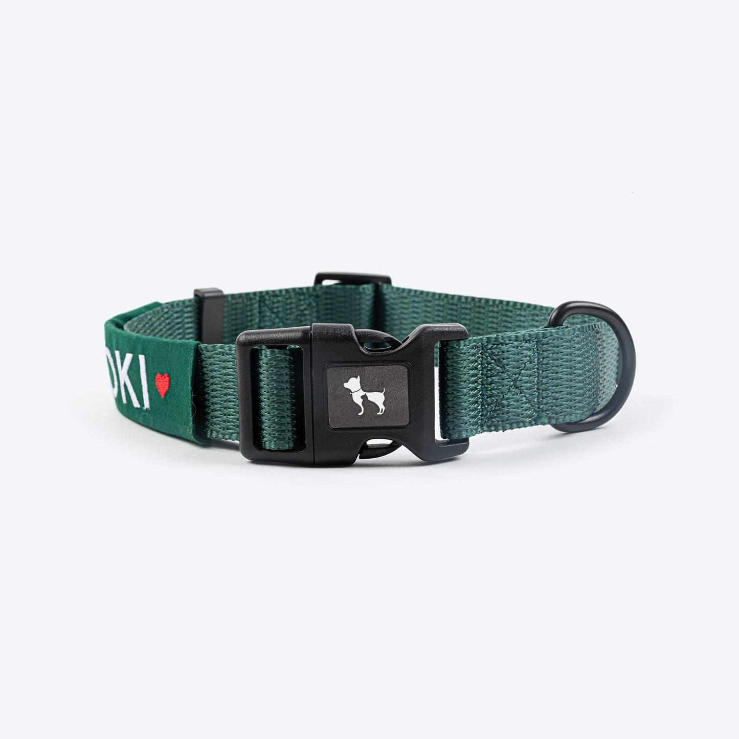 HUFT Personalised Classic Dog Collar - Green