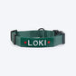 HUFT Personalised Classic Dog Collar - Green