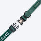 HUFT Personalised Classic (Mobile No.) Dog Collar - Green