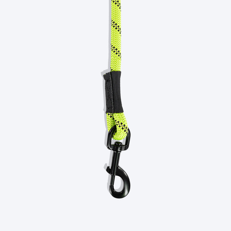 HUFT Rope Leash For Dog - Neon Green - 1.2 m - Heads Up For Tails