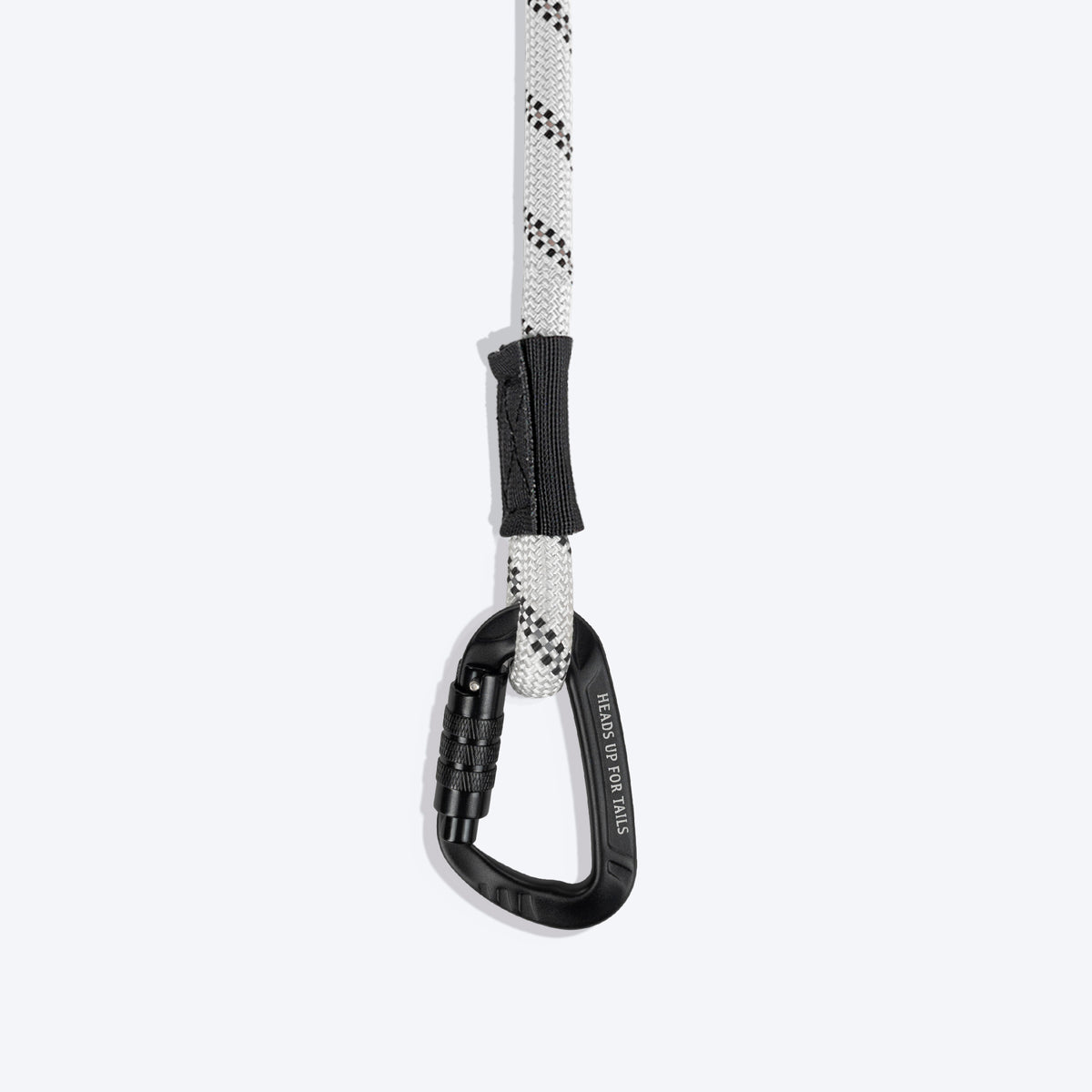 HUFT Rope Leash With Carabiner For Dog - Grey - 1.2 m - Heads Up For Tails