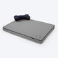 HUFT Made To Order Orthopaedic Dog Bed (Free Bone Cushion) - Grey & Navy