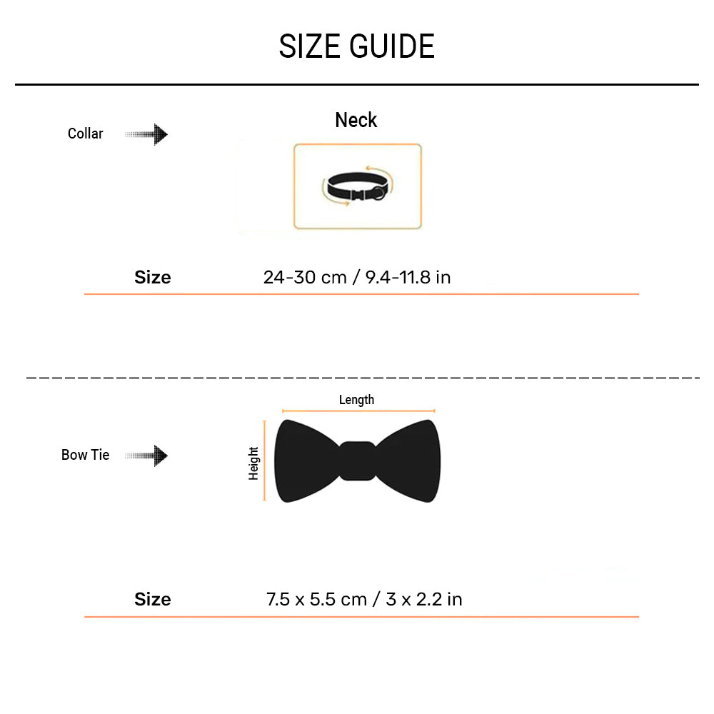 HUFT Desi Glam Bow Tie With Strap For Cat - Pink & Purple - Heads Up For Tails