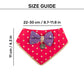 HUFT Desi Glam Bow Scarf For Cat & Puppy - Pink & Purple
