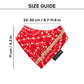 HUFT Super Sitara Scarf For Cat & Puppy - Red