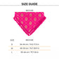 HUFT Gulabi Glow Bandana For Dog - Pink
