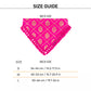 HUFT Gulabi Glow Bandana For Dog - Pink - Heads Up For Tails