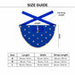 HUFT Royal Elephant Bandana For Dog - Royal Blue - Heads Up For Tails