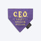 HUFT X Alicia Souza CEO Chief Eating Officer Dog Bandana