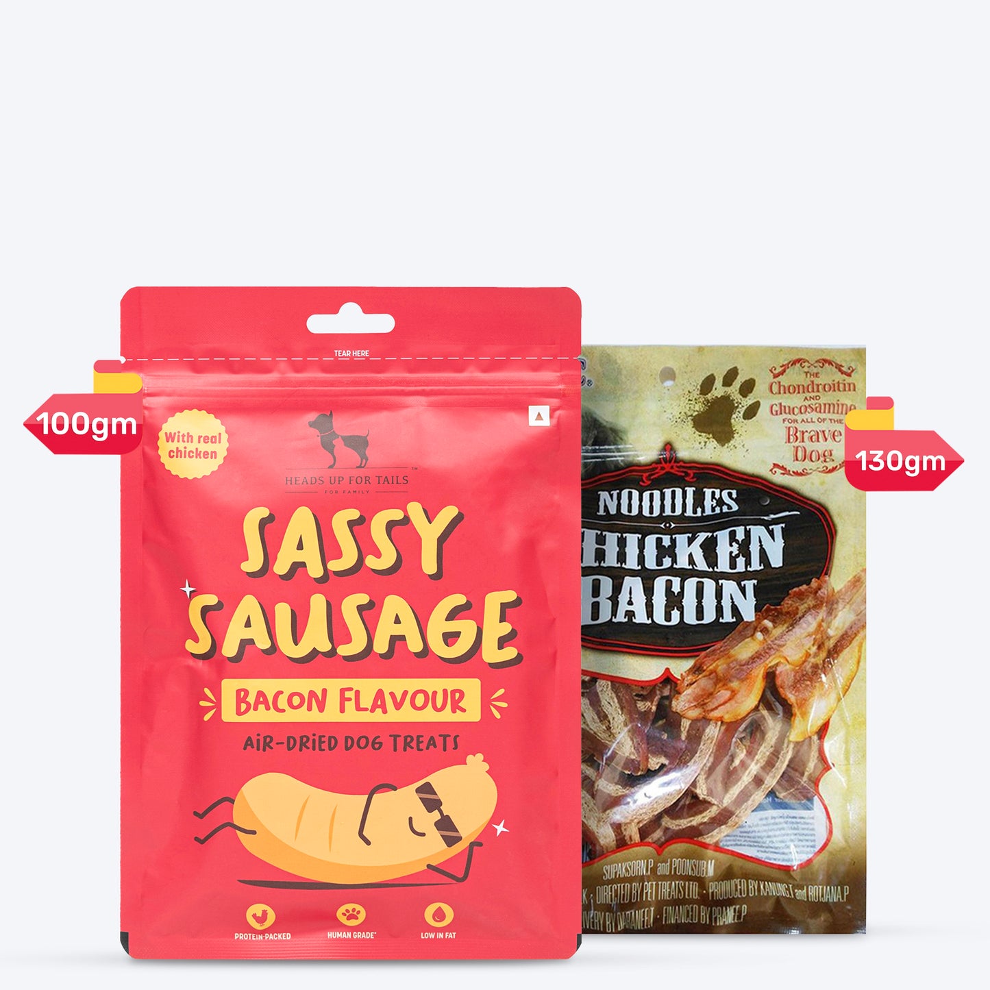 HUFT Bacon Bites Combo Pack for Dog - Heads Up For Tails