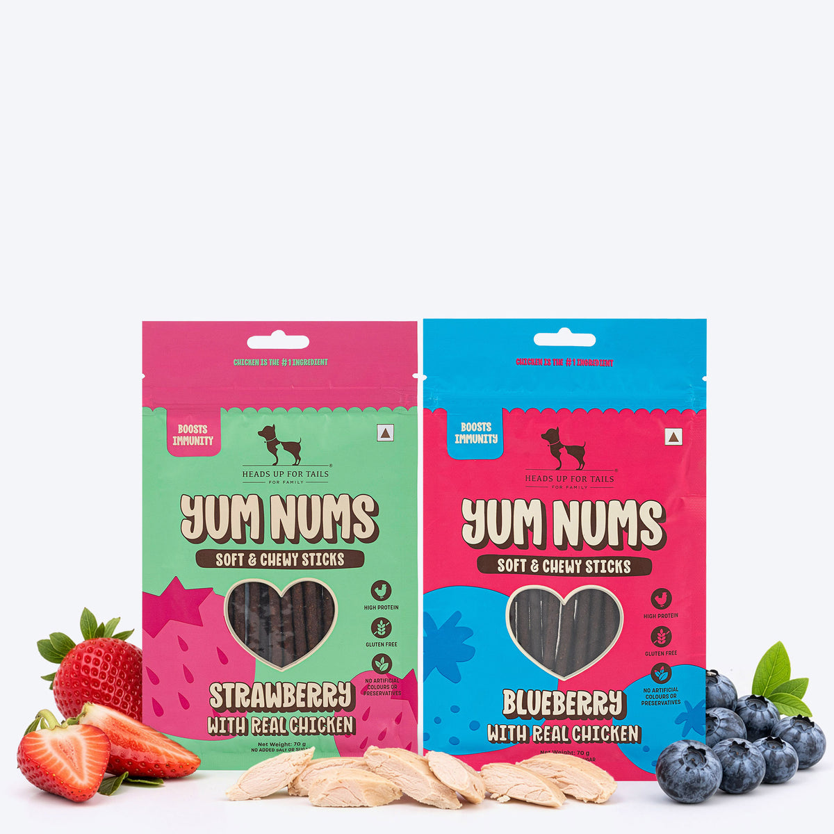 HUFT Berrylicious Treat Bundle For Dog, Anti-Oxidant, Dental Care