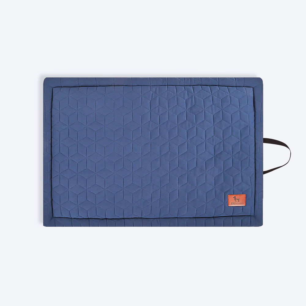 HUFT Blues Groove Quilted Dog Mat - Heads Up For Tails