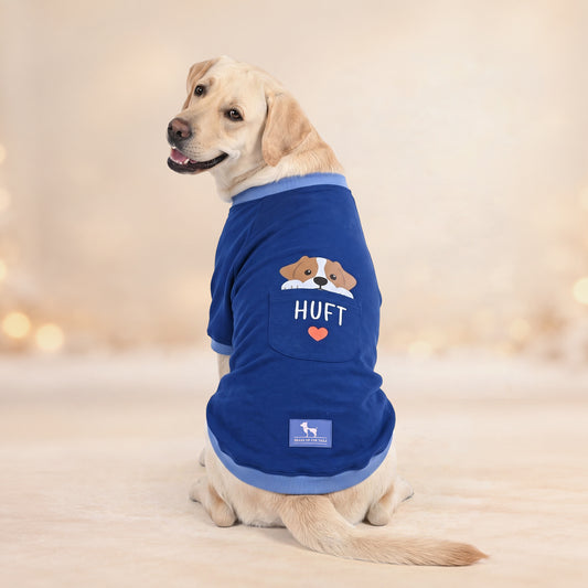 HUFT Pocket Buddy Sweatshirt For Dog - Blue