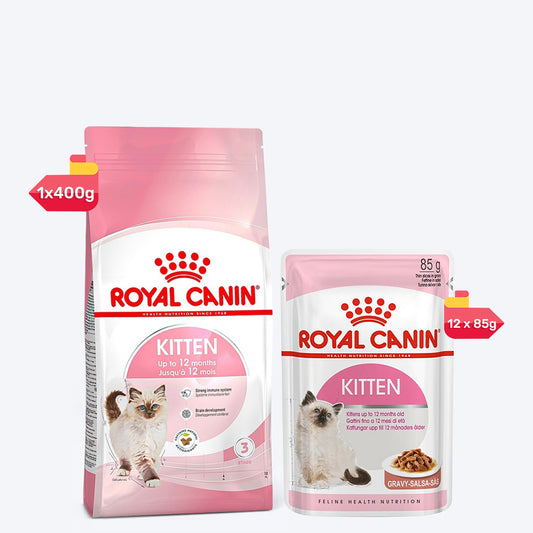 Royal Canin Kitten Power Combo - Pack of 2 - Heads Up For Tails