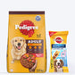 Pedigree Food & Dentastix Adult Dog Treat Combo - Pack of 2 - Heads Up For Tails