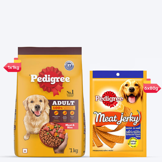 Pedigree Best Adult Dog Combo - Pack of 2 - Heads Up For Tails
