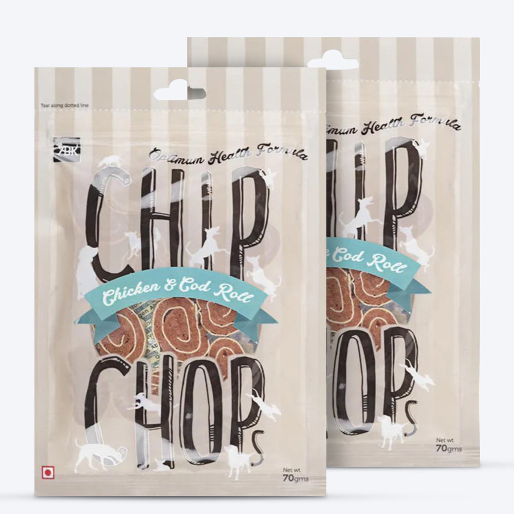 Chip Chops Dog Treats - Chicken & Codfish Roll - 70 g_07