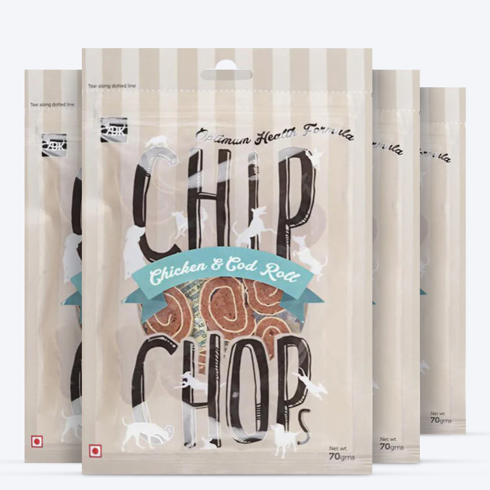 Chip Chops Dog Treats - Chicken & Codfish Roll - 70 g_08