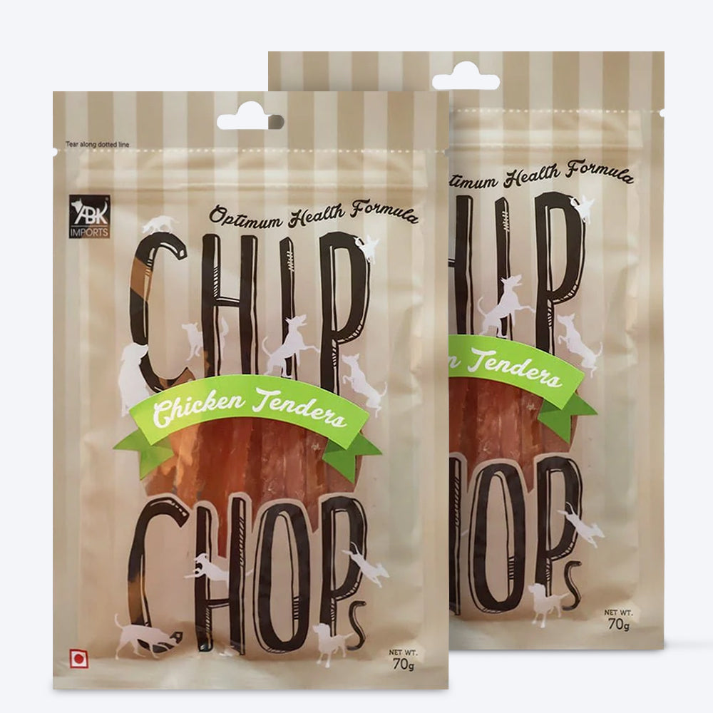 Chip Chops Dog Treats - Chicken Tenders - Heads Up For Tails