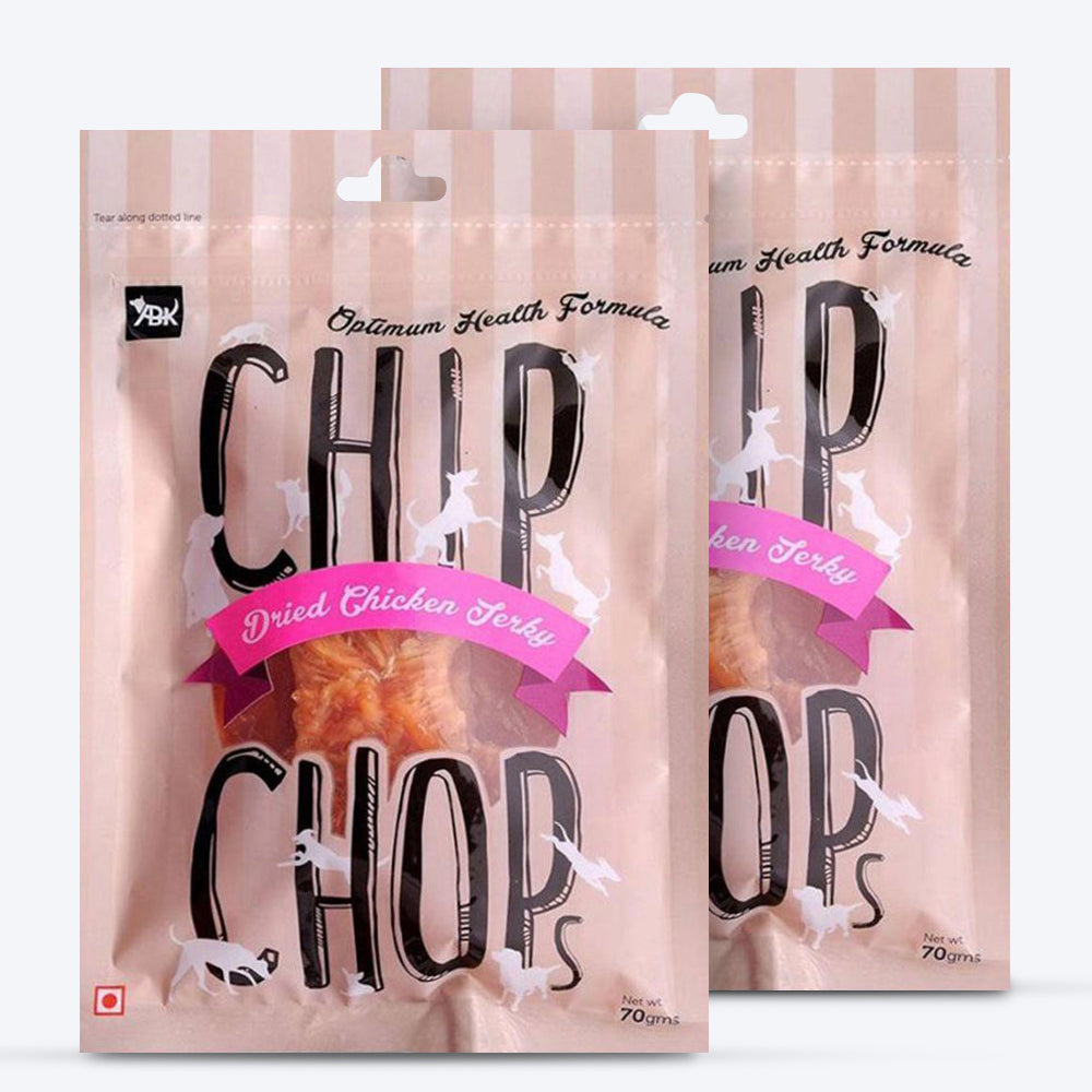 Chip Chops Dog Treats - Sun Dried Chicken Jerky - 70 g - Heads Up For Tails