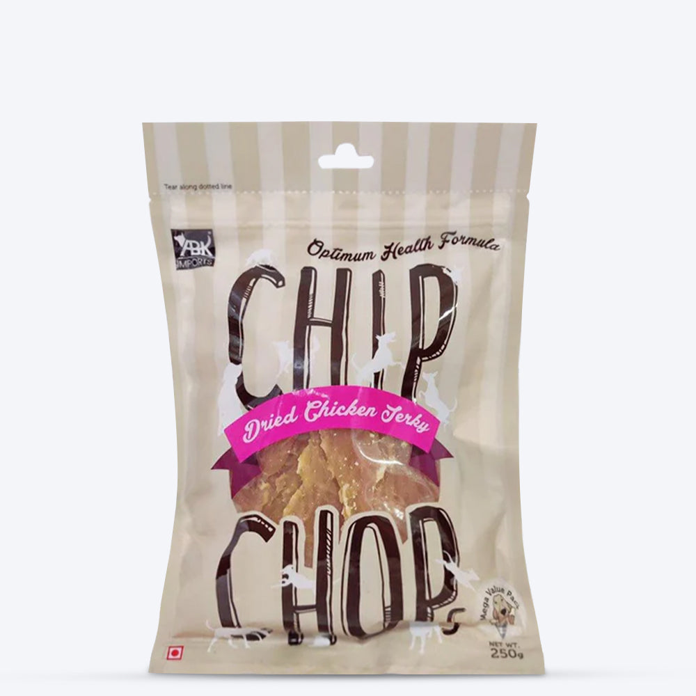 Chip Chops Dog Treats - Sun Dried Chicken Jerky - 70 g - Heads Up For Tails